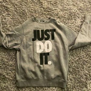 Nike Grey Gray Sweatshirt Large